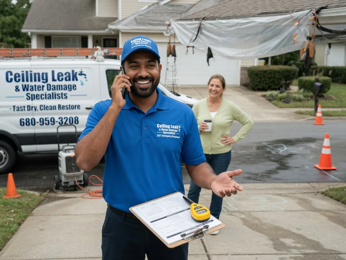 Ceiling Leak Cleanup Lorraine, KS FAQs
